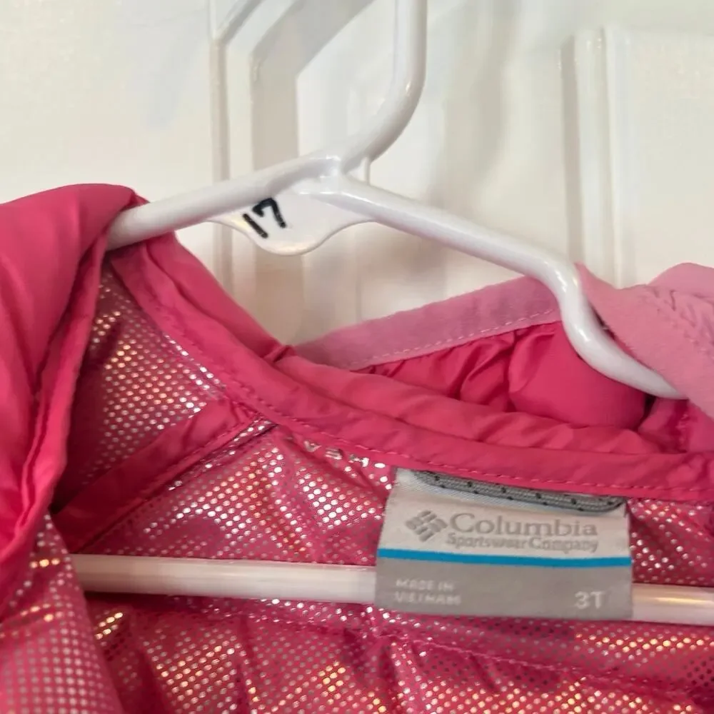 Columbia Pink Puffer Jacket Size‎ 3T